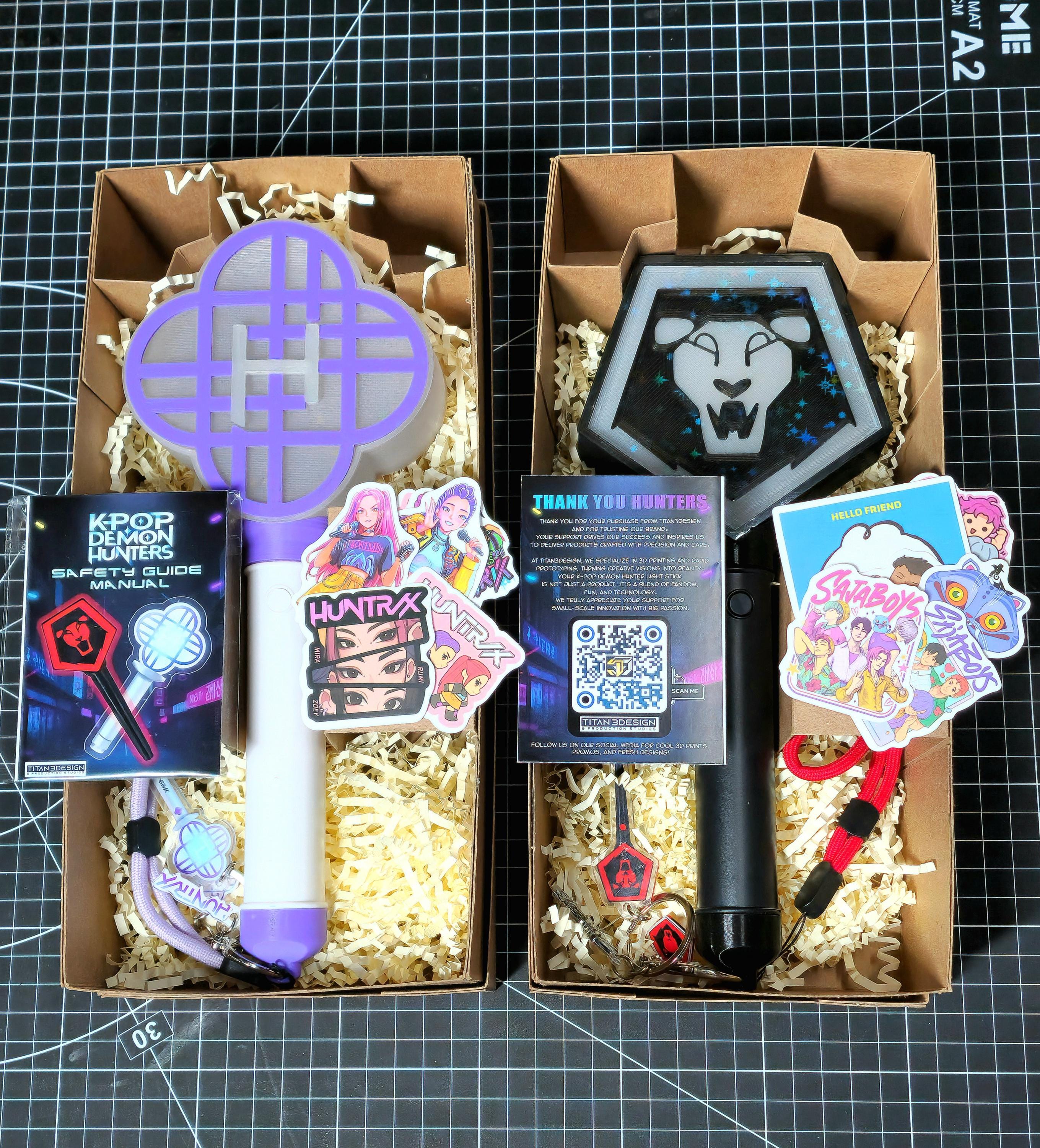 Party Light Stick – Huntrix & Saja Boys Edition - 15 Vibrant Color