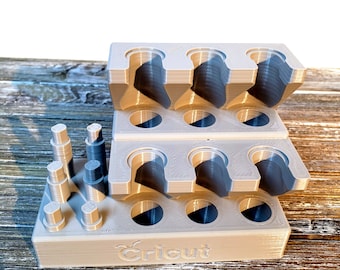 Cricut Tool en Blade Organizer (Grijs)- voor uw QuickSwap Tools - Made in Canada