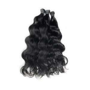 I Tip Human Hair Extensions Human Hair body wave human hair I Tips 100 Strand s Handmade Human Hair Extensions for women hair