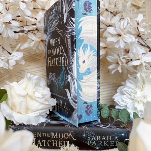 PREORDER - When The Moon Hatched by Sarah A. Parker - Digitally Printed Sprayed Edge Hardback (UK edition).