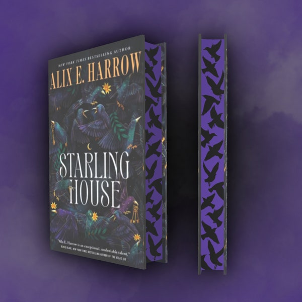 Starling House Alix E Harrow - Sprayed Stencilled Edge Special Edition Custom Book Hardback