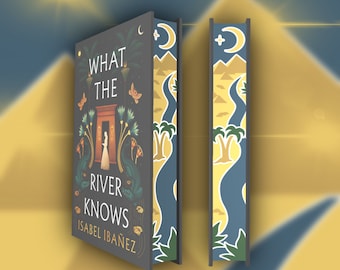 What the River Knows Isabel Ibañez - Sprayed Stencilled Edge Special Edition Custom Book Hardback