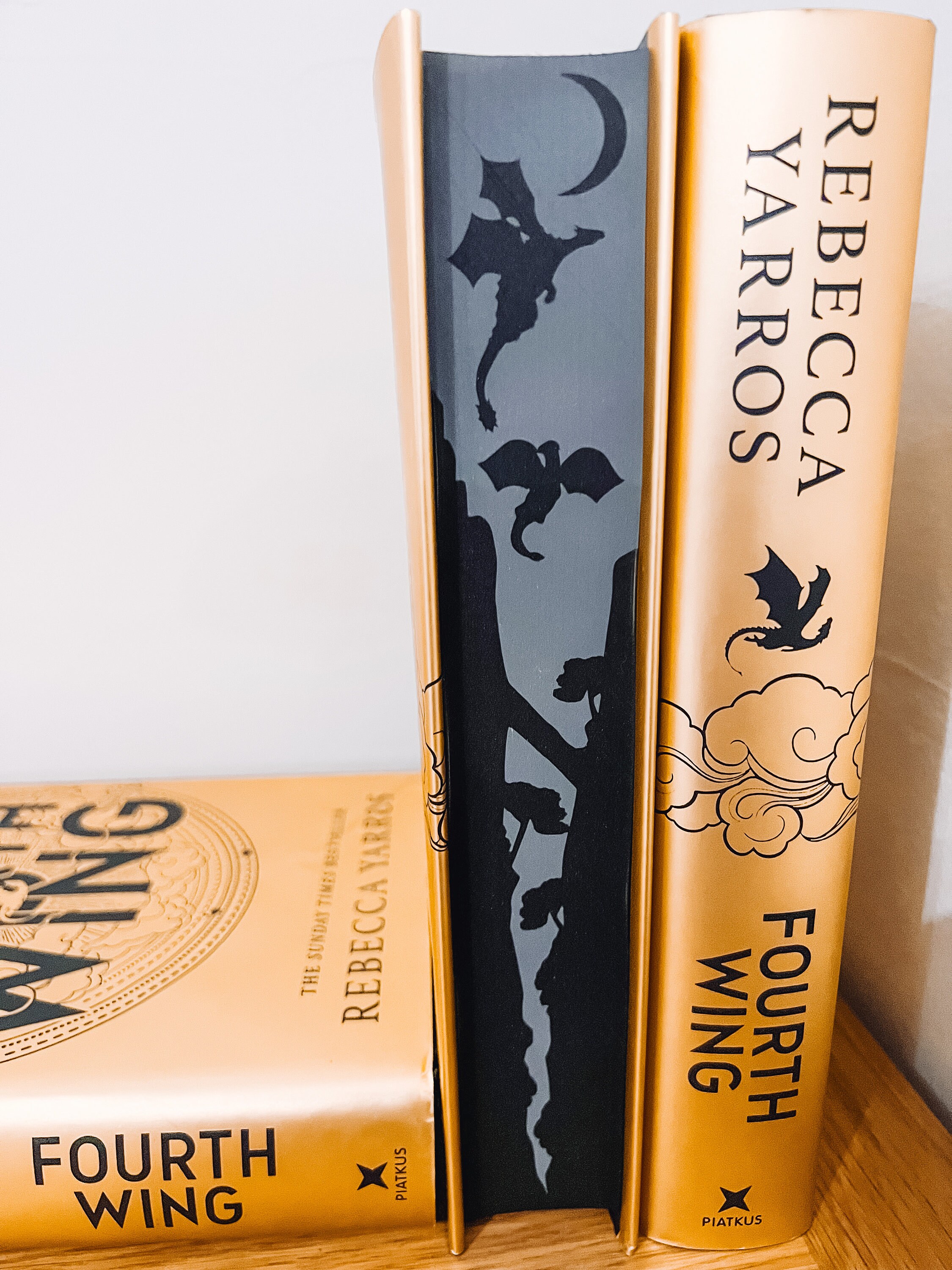 Fourth Wing Rebecca Yarros - Sprayed Stencilled Edge Special