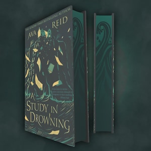 A Study in Drowning Ava Reid - Sprayed Stencilled Edge Special Edition Custom Book Hardback