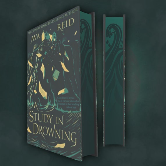 A Study in Drowning Ava Reid - Sprayed Stencilled Edge Special