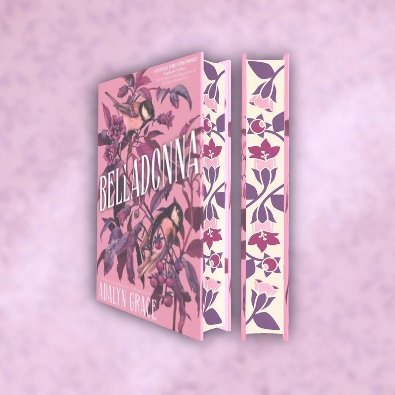 PREORDER - Belladonna by Adalyn Grace - Sprayed Edge Hardback (UK Hodderscape Vault edition). image 1