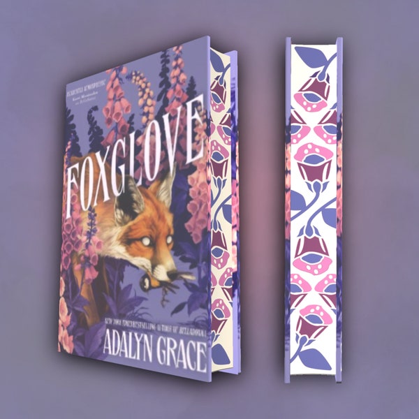 Foxglove ONLY Adalyn Grace - Sprayed Stencilled Edge Special Edition Custom Book Hardback