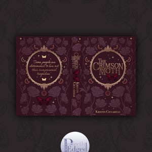 The Crimson Moth (The Heartless Hunter) by Kristen Ciccarelli - Alternative Licensed Dust Jacket ONLY - To fit UK Hardback
