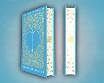 Pieśń Achillesa Madeline Miller - Specjalna edycja książki w twardej oprawie z szablonowymi krawędziami i natryskiwanym wzorem