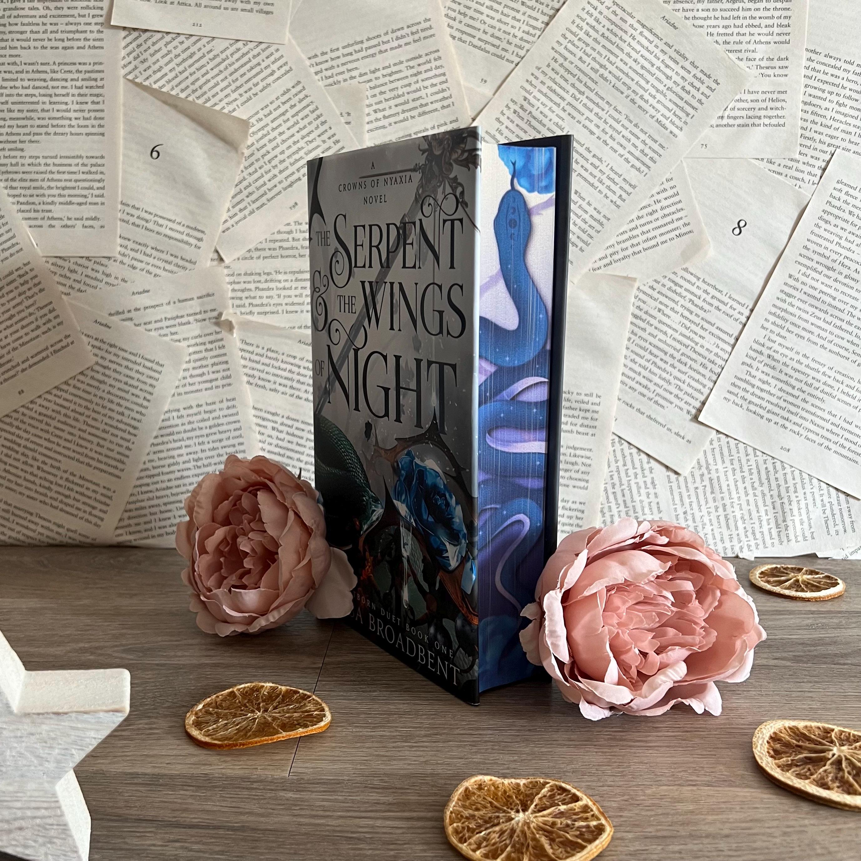 Crowns of Nyaxia Sprayed Edge Hardback Book - the Serpent and the