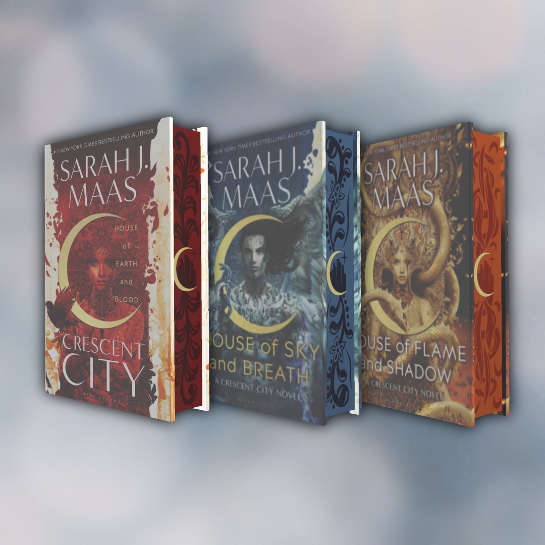 Crescent City house of Earth and Blood, Sky and Breath, Flame and Shadow Sarah J Maas
