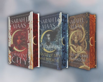 Crescent City Sprayed Edge Hardback Set – Sarah J Maas Special Edition