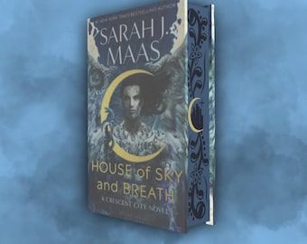 House of Sky and Breath Crescent City by Sarah J. Maas - Sprayed Edge Hardback (UK edition)  Special Edition Custom Book Hardback