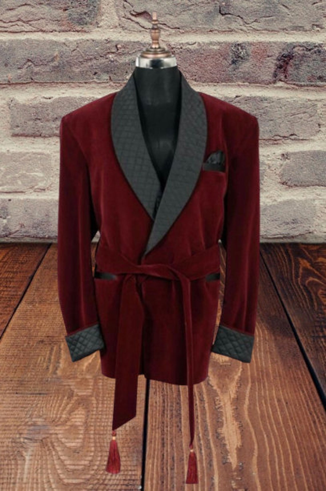 smoking jacket robe men