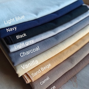 Headcoverings - Light-weight, Soft, Square, Cotton, Multiple Colours