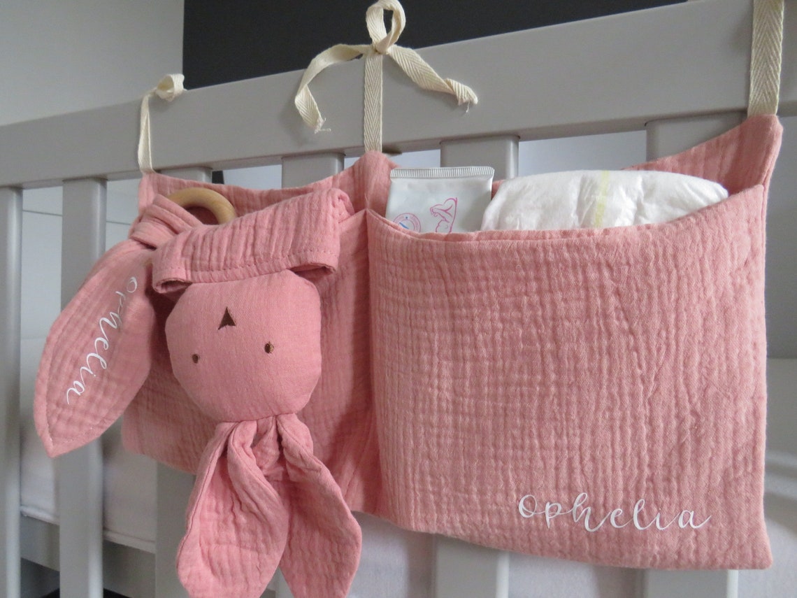 Personalised Nursery Cot Organiser - Etsy