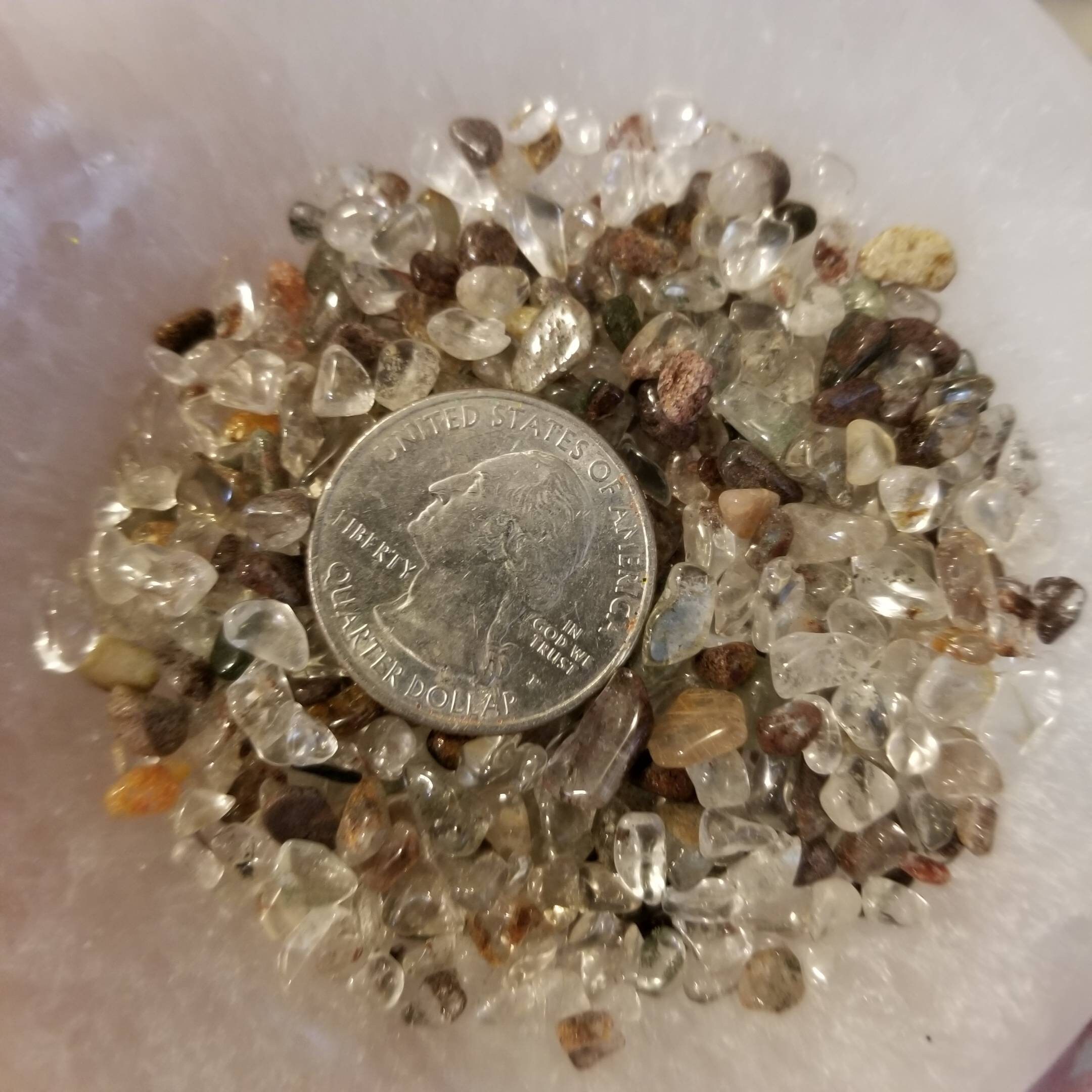 Garden Quartz crystal chips for resin art spell jars crafts Etsy