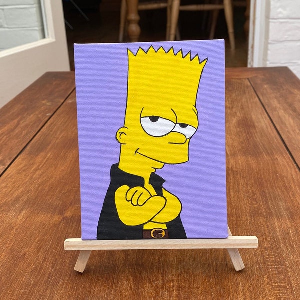 BART SIMPSON - Original Hand-Painted Acrylic Canvas