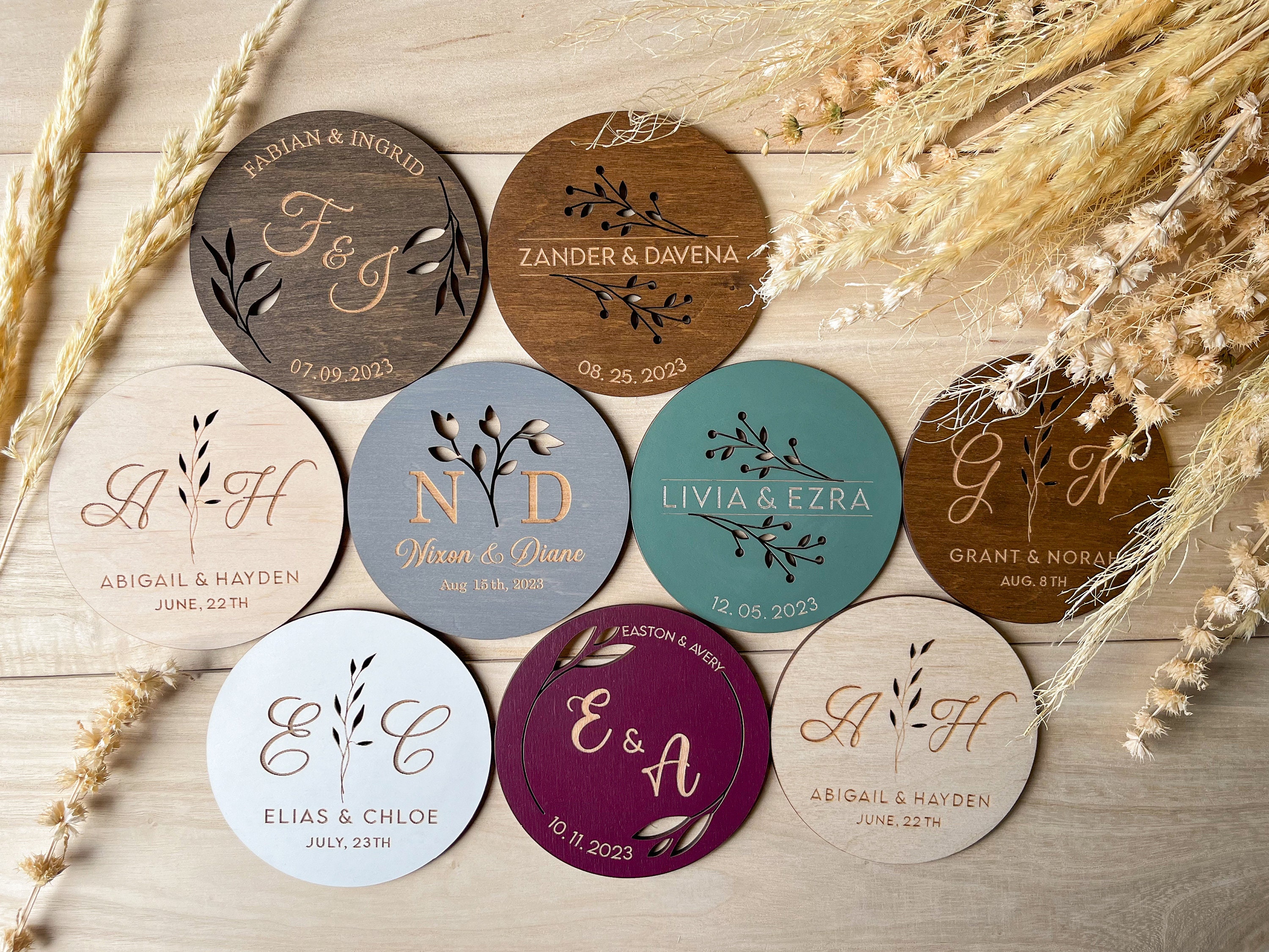 Wedding Favors Personalized Gift Coaster Favors Wedding Gift Etsy