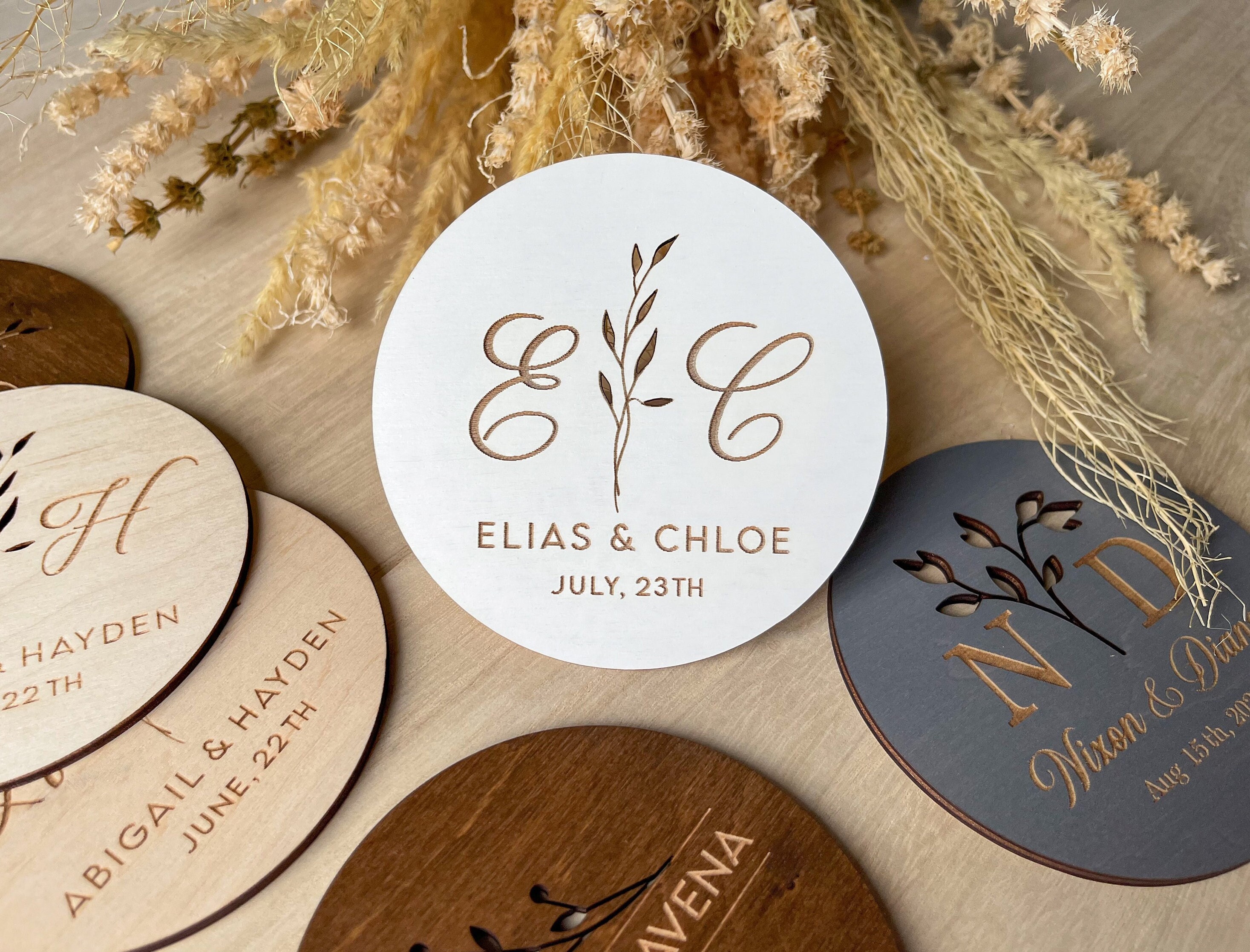 Wedding Favors Personalized Gift Coaster Favors Wedding Gift Etsy