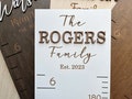 Wooden Height Chart   Wooden Nursery Decor Family Growth Chart Growth Chart Personalized Growth Chart Baby Growth Chart product logo