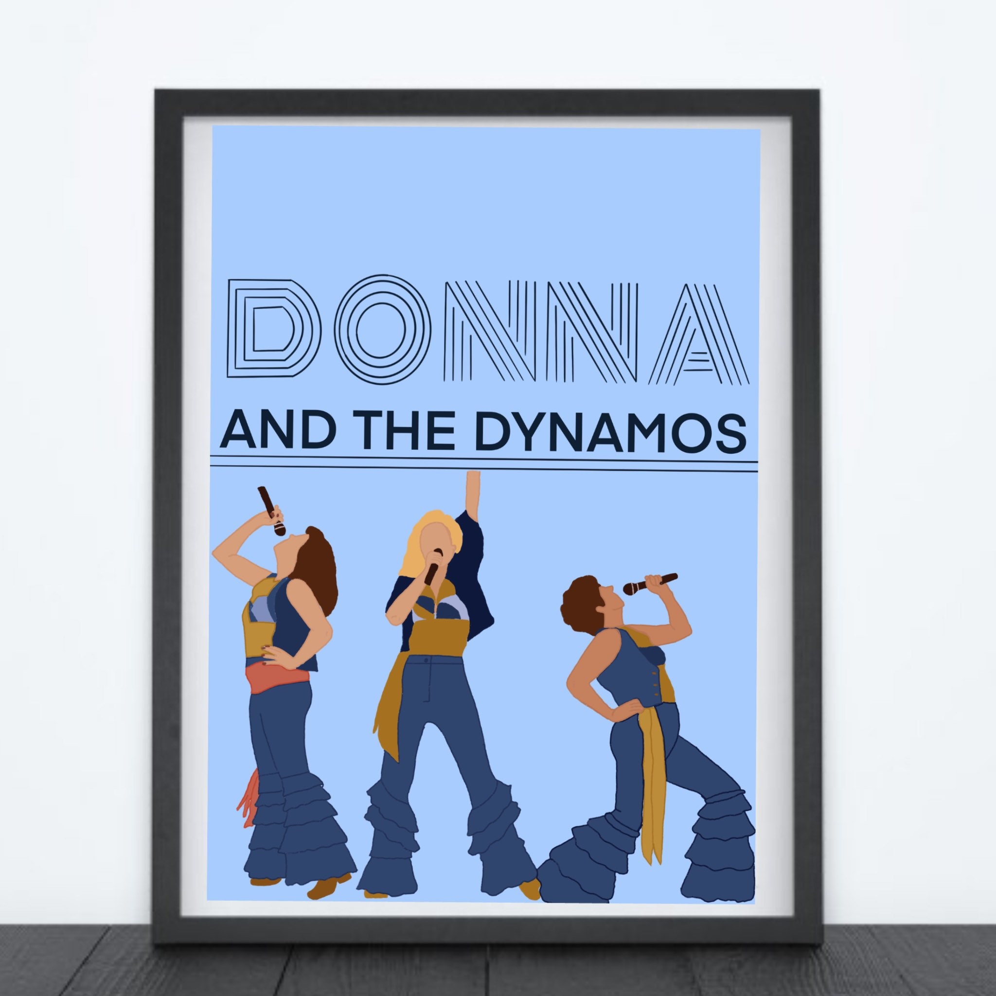 Donna and the Dynamos Mamma Mia A4 Print Etsy UK