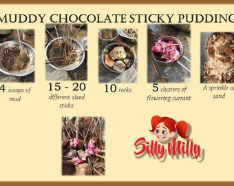 Mud Kitchen Recipe CARD