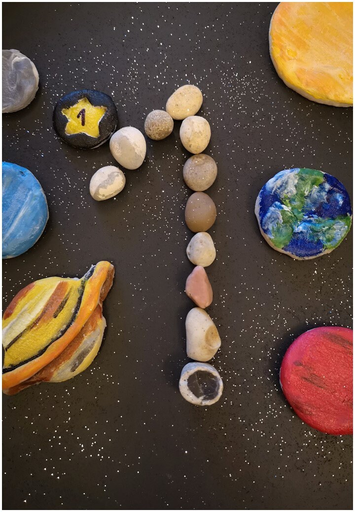 Early Years Space Rocks Number 1-10 Flashcards Instant Download - Etsy