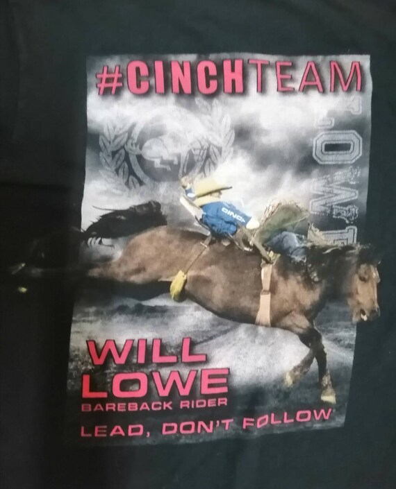 COWBOY Cinch Team Vintage Shirt Big Print Cowboy R