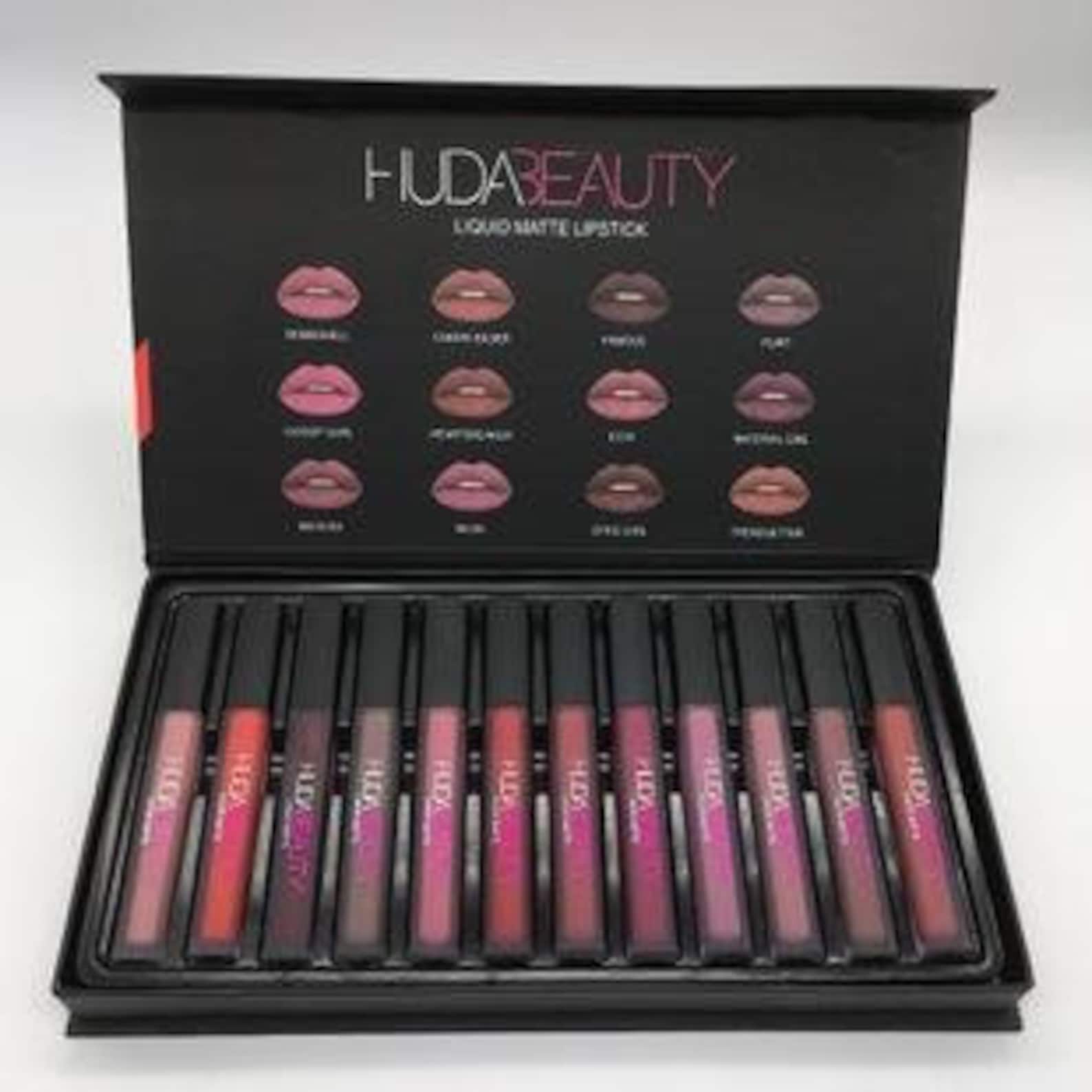 HUDA BEAUTY Liquid Matte Lipstick KIT 12u Etsy