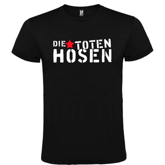 Black Tshirt Die Toten Hosen Logo Man 100 Cotton Sizes S M L Etsy