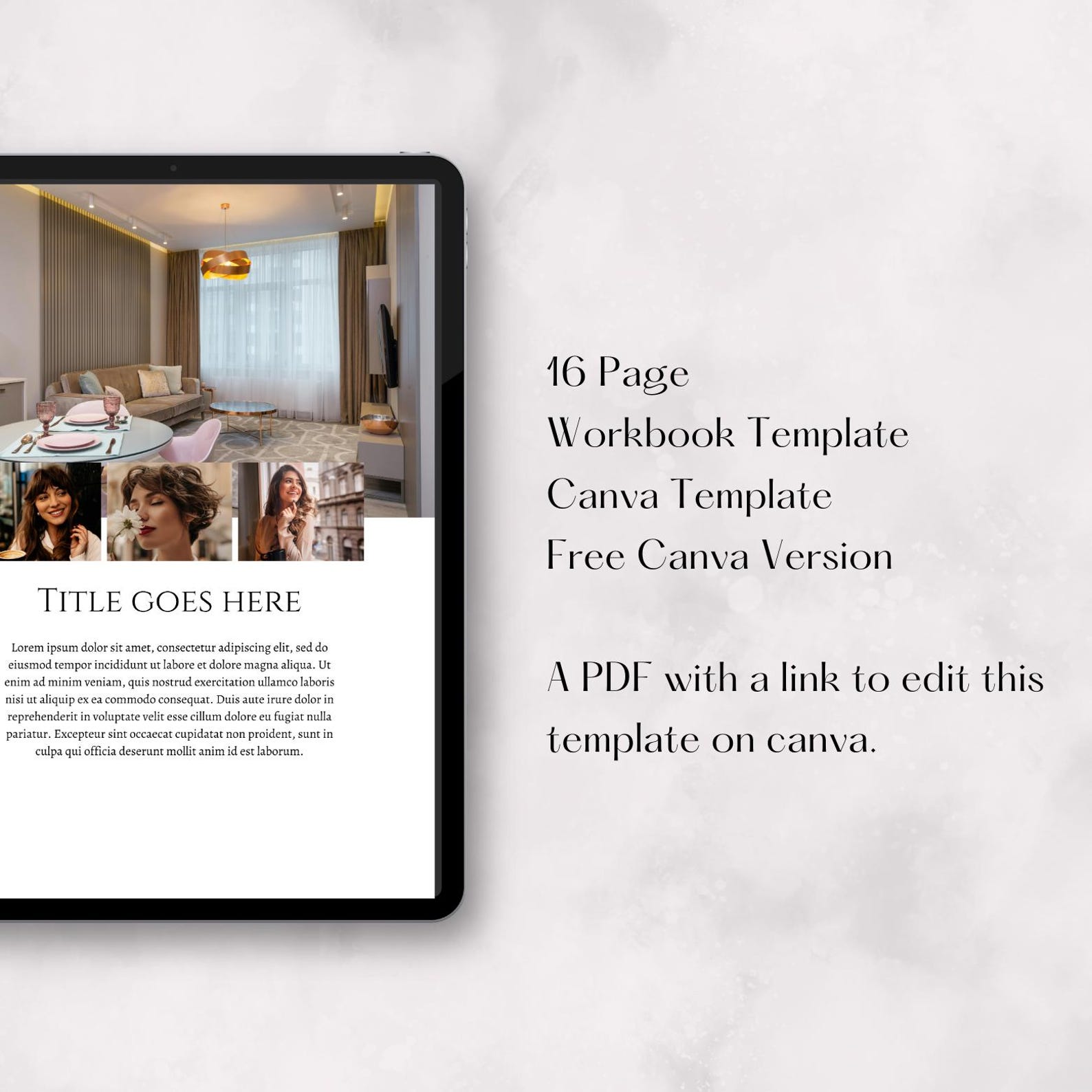 Ebook Template Coaching Workbook Template Lead Magnet Course Creator ...