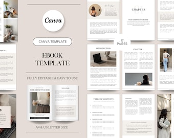 Ebook Template, Minimalist Ebook, Workbook Template, Business Ebook, Coaching Ebook, Editable Ebook, Canva Ebook, Business Template