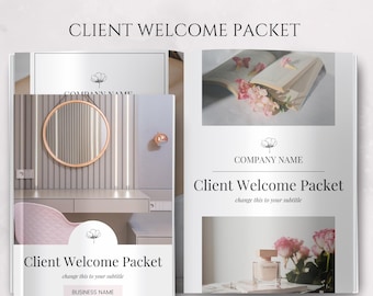 Client Welcome Packet Template Coaching Onboarding Template New Client Service Guide Virtual Assistant Editable Canva Digital Download