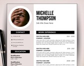 Resume Template Canva, CV Template, Professional Resume Template, Modern CV Template, Creative Resume, Minimalistic Resume Template, PDF