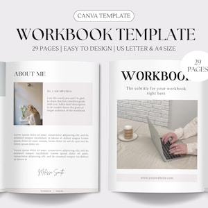 29 Page Ebook Template, Course Creator Template, Lead Magnet Template, Coaching Workbook Template, Ebook PDF, Ebook Digital Download