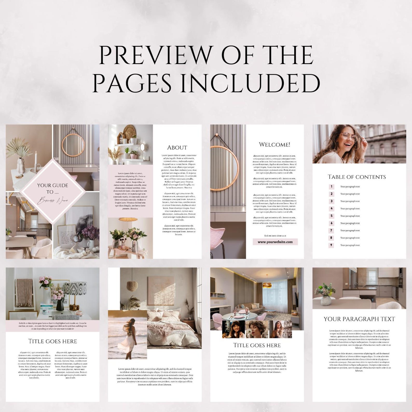 Ebook Template Coaching Workbook Template Lead Magnet Course Creator ...