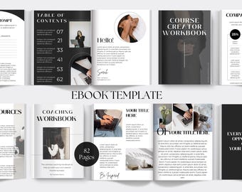 Ebook Template Course Creator Template Lead Magnet Coaching Workbook Template Ebook Digital Download Editable Workbook Guide for Coaches