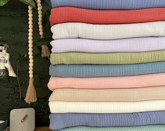 Handmade Organic Muslin Blanket: Lightweight Breathable Cotton Bedding