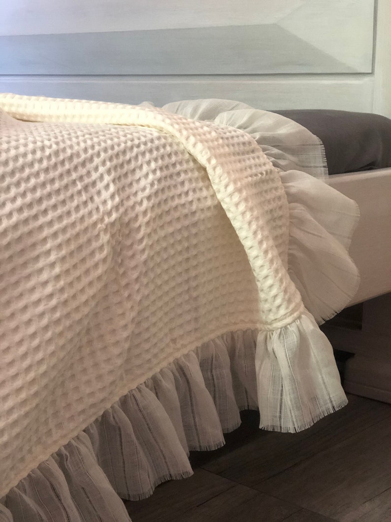 WAFFLE WEAVE BLANKETS Waffle Bed Cover Queen/king size blanket Etsy