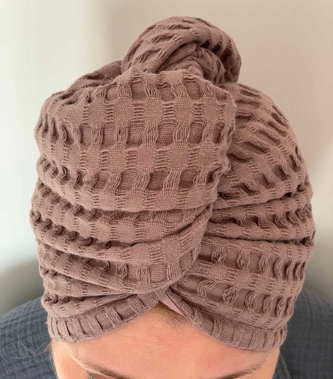 Hair Towel Wrap Hair Plopping Towel Waffle Hand Bath Washcloth Etsy