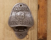 IRON MAIDEN TROOPER Cast Iron Wall Mounted Bottle Opener Bar Hotel Pub Antique Vintage gift Home Bar