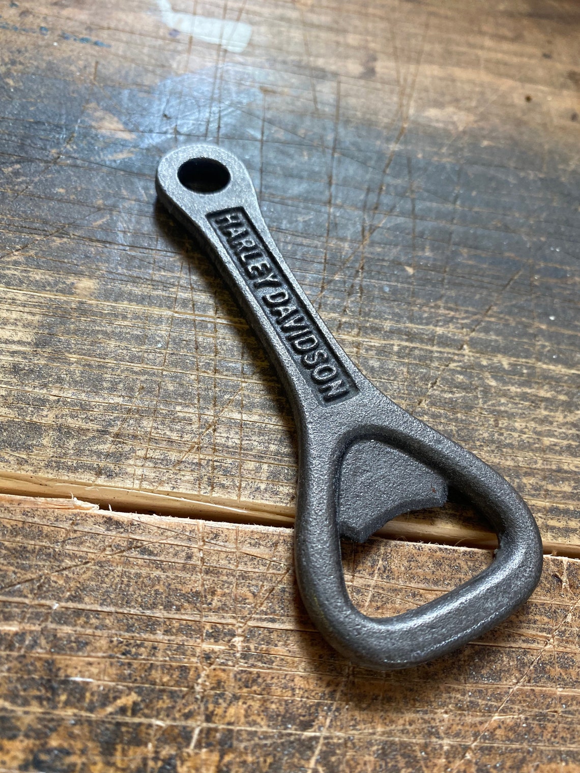 HARLEY DAVIDSON Cast Iron Bottle Opener Bar Hotel Etsy