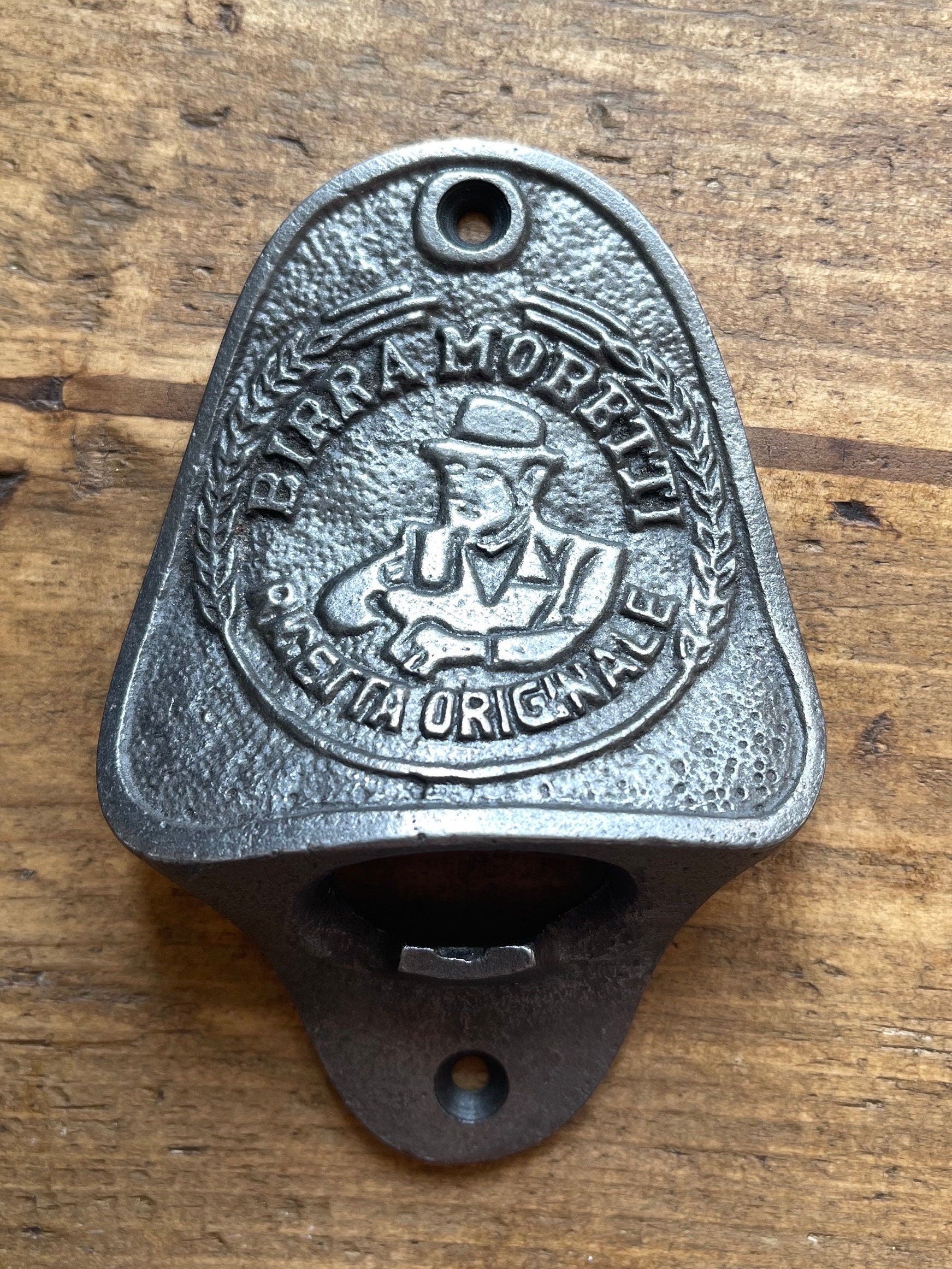 15 Apribottiglie Da Parete In Ghisa Stile Vintage - Finitura Bronzo Anticato, Per Tappi Di Birra, Viti Incluse, Ideali Per Arredo Bar E Fai Da Te