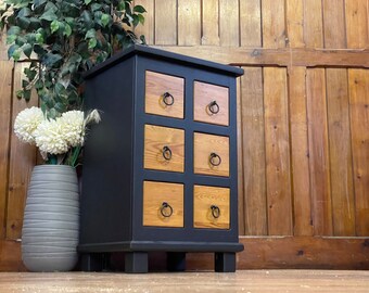 Black Painted Shelving Unit from Reclaimed Pine Black Painted Shelving Unit from Reclaimed Pine