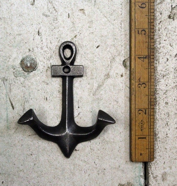 Cast iron anchor wall hook discount