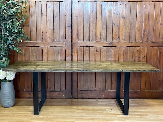 Very Large Modern Dining Room Table Handmade Conference Table Restaurant Etsy UK