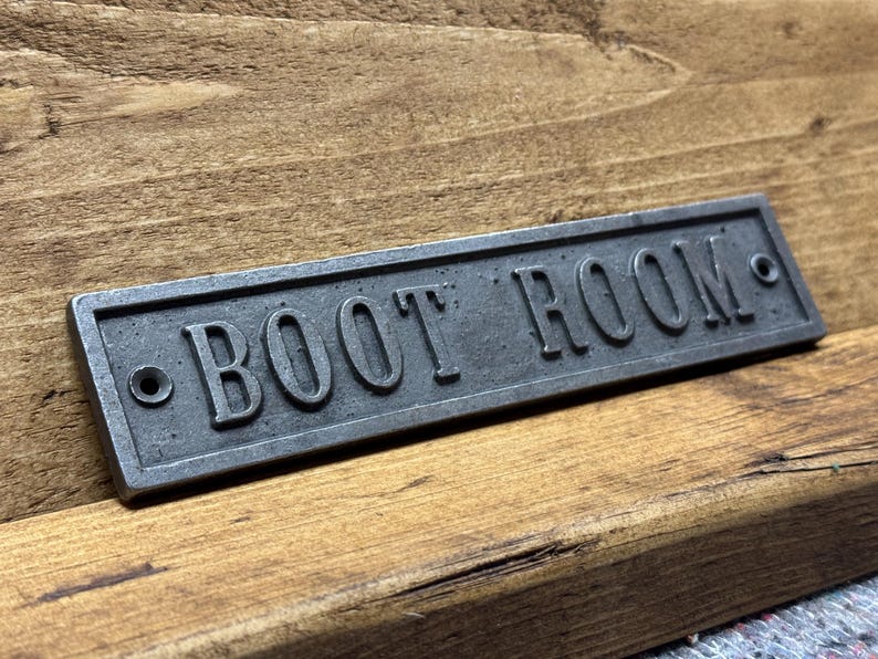 Stainless Steel House Door Plaque Wall Sign Garden TOILET