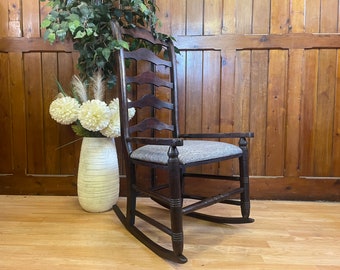 Antique Rocking Chair \ Georgian Nursing Chair \ Fireside Chair