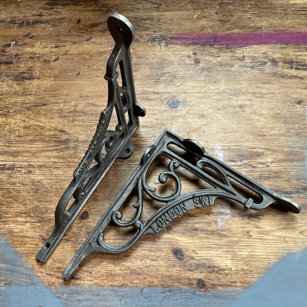 Antique Shelf Brackets Etsy UK